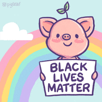 每日GIF(2020-06-17)的gif-Black Lives Matter Art GIF by Alba Paris