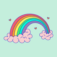 每日GIF(2020-06-18)的gif-Rainbow Love GIF