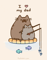 每日GIF(2020-06-22)的gif-Fathers Day Dad GIF by Pusheen