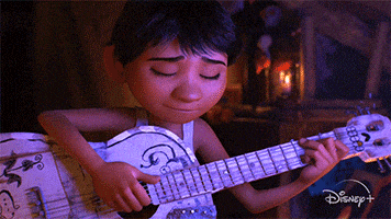 每日GIF(2020-06-23)的gif-Disney Pixar Guitar GIF by Disney+