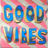 每日GIF(2020-06-23)的gif-Cut Out Good Vibes GIF by Njorg