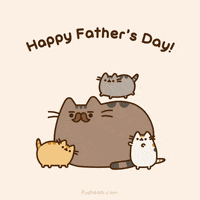 每日GIF(2020-06-23)的gif-Happy Fathers Day GIF by Pusheen