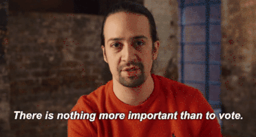 每日GIF(2020-06-24)的gif-Voting Lin Manuel Miranda GIF