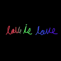 每日GIF(2020-06-24)的gif-Love Is Love Rainbow GIF by Todd Rocheford
