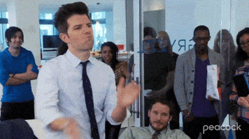 每日GIF(2020-07-17)的gif-Parks And Recreation Cones Of Dunshire GIF by PeacockTV
