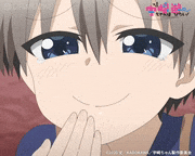 TVアニメ「宇崎ちゃんは遊びたい！」【公式】的gif的gif-ニヤニヤニヤ