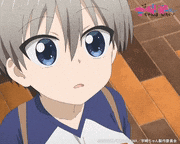 TVアニメ「宇崎ちゃんは遊びたい！」【公式】的gif的gif-テレてんスか？