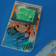 のんたん的gif的gif-game boy