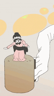 まめすず的gif的gif-フム…