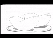 まめすず的gif的gif-りんご