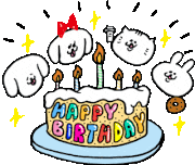 Pantovisco的gif的gif-ハッピーバースデー！