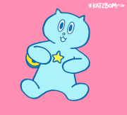 カツボン / KATZBOM的gif的gif-ネジネコ　世界猫の日　記念