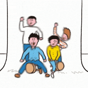 TARO GAMES的gif的gif-はじめての写真館での家族写真上手に撮ってあげてください-GIFゲーム-