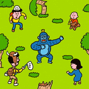 TARO GAMES的gif的gif-暴走ゴリラを捕まえろ！-GIFゲーム-