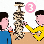 TARO GAMES的gif的gif-ジェンガ上手に抜けるかな？-GIFゲーム-