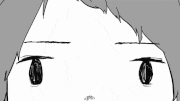  あす缶 / ASCAN的gif的gif-虚空を見つめる