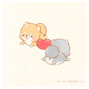 iyashibainu的gif的gif-大好きだぁぁぁぁ！