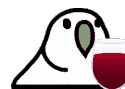 パーティーパロット【公式】的gif的gif-wine parrot