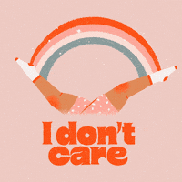 每日GIF(2020-07-21)的gif-Rainbow Who Cares GIF by Manon Louart