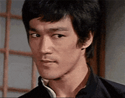 每日GIF(2020-07-21)的gif-Bruce Lee Smirk GIF