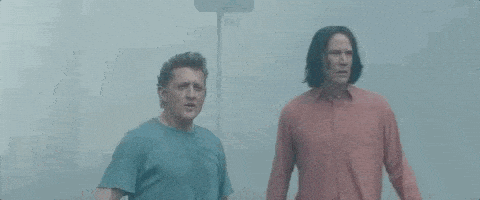 每日GIF(2020-07-21)的gif-No Way Disbelief GIF by Bill & Ted Face the Music