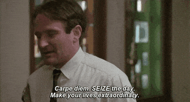 每日GIF(2020-07-23)的gif-dead poets society make your lives extraordinary GIF