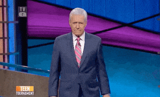 每日GIF(2020-07-23)的gif-Alex Trebek Point GIF by Jeopardy!
