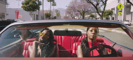 每日GIF(2020-07-28)的gif-Driving Best Friend GIF by Flo Milli