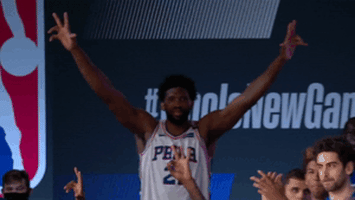 每日GIF(2020-07-29)的gif-Happy Philadelphia 76Ers GIF by NBA
