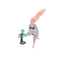 每日GIF(2020-08-01)的gif-Sweating Heat Wave GIF by Thoka Maer