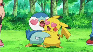 每日GIF(2020-08-02)的gif-Pokemon Love GIF