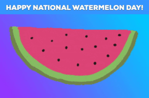 每日GIF(2020-08-04)的gif-August 3 National Watermelon Day GIF by GIFiday