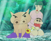 『映画クレヨンしんちゃん 激突！ラクガキングダムとほぼ四人の勇者』【公式】的gif的gif-しょぼん