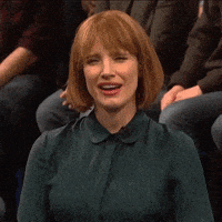 每日GIF(2020-08-15)的gif-Jessica Chastain Snl GIF by Saturday Night Live
