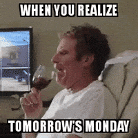 每日GIF(2020-08-17)的gif-Weekend Monday GIF