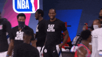 每日GIF(2020-08-18)的gif-La Clippers Smile GIF by NBA