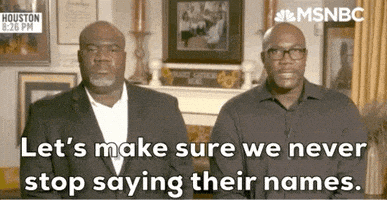 每日GIF(2020-08-19)的gif-Black Lives Matter Blm GIF by MSNBC
