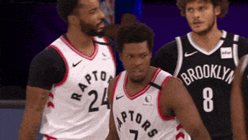 每日GIF(2020-08-20)的gif-High Five Toronto Raptors GIF by NBA