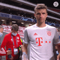 每日GIF(2020-08-21)的gif-Thomas Muller GIF by FC Bayern Munich
