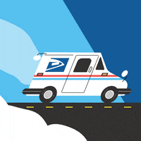 每日GIF(2020-08-22)的gif-Post Office Delivery GIF by GIPHY Studios Originals