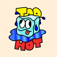 每日GIF(2020-08-26)的gif-Melting Heat Wave GIF by GIPHY Studios Originals