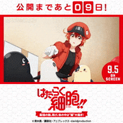 TVアニメ「はたらく細胞!!」【公式】的gif的gif-公開まであと9日！