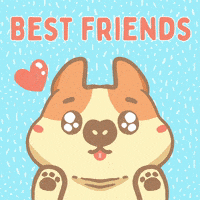 每日GIF(2020-08-27)的gif-Best Friends Dog GIF by GIPHY Studios Originals