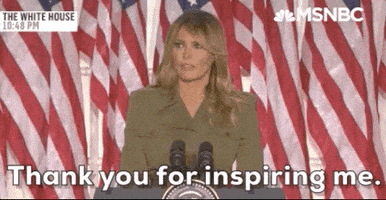 每日GIF(2020-08-27)的gif-Melania Trump Rnc GIF by MSNBC