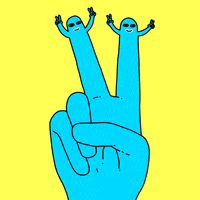 每日GIF(2020-08-28)的gif-Peace Out GIF by GIPHY Studios Originals