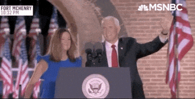 每日GIF(2020-08-28)的gif-Mike Pence Rnc GIF by MSNBC