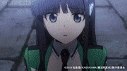 TVアニメ「魔法科高校の劣等生 来訪者編」【公式】的gif的gif-【1話】萌だ！