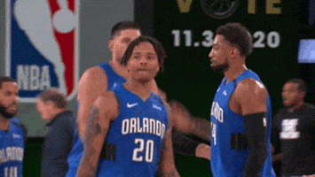 每日GIF(2020-08-30)的gif-High Five Lets Go GIF by NBA