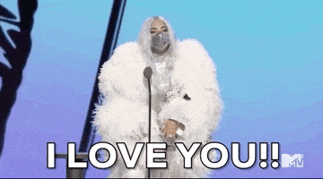 每日GIF(2020-08-31)的gif-I Love You GIF by 2020 MTV Video Music Awards