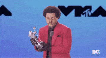 每日GIF(2020-09-01)的gif-The Weeknd GIF by 2020 MTV Video Music Awards